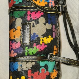 Disney Black Multicolor Mickey Mouse Women's Bag